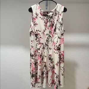 Floral Sleeveless Dress Size 18W